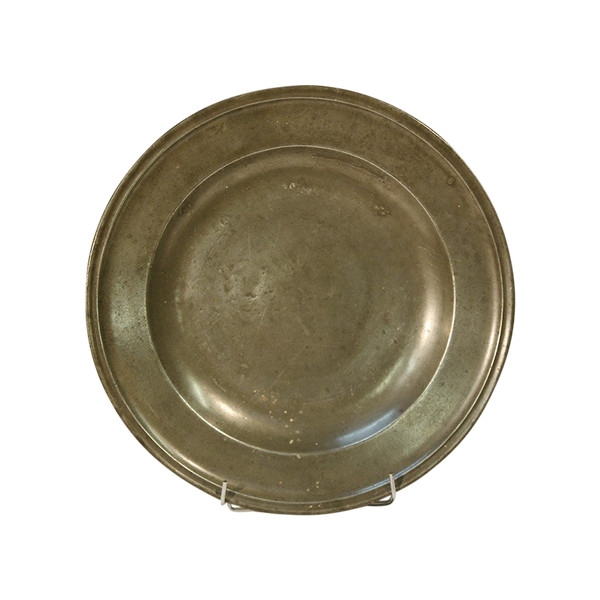 Grand Plat En étain, Bergerac, vers 1700, David Grades