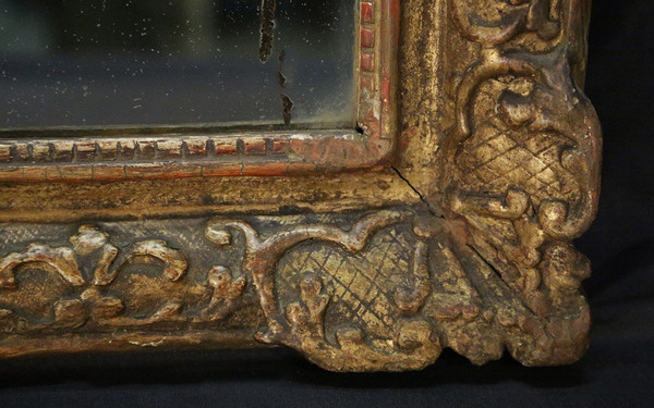 Regency mirror, 18th century, (102 X 62 Cm)