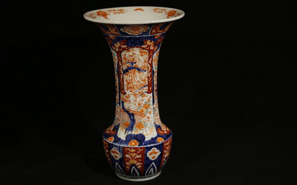 Grand Vase Imari, XIXème (47 Cm)