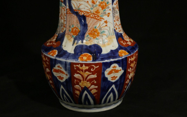 Grand Vase Imari, XIXème (47 Cm)