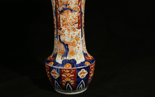 Grand Vase Imari, XIXème (47 Cm)
