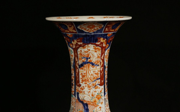 Grand Vase Imari, XIXème (47 Cm)