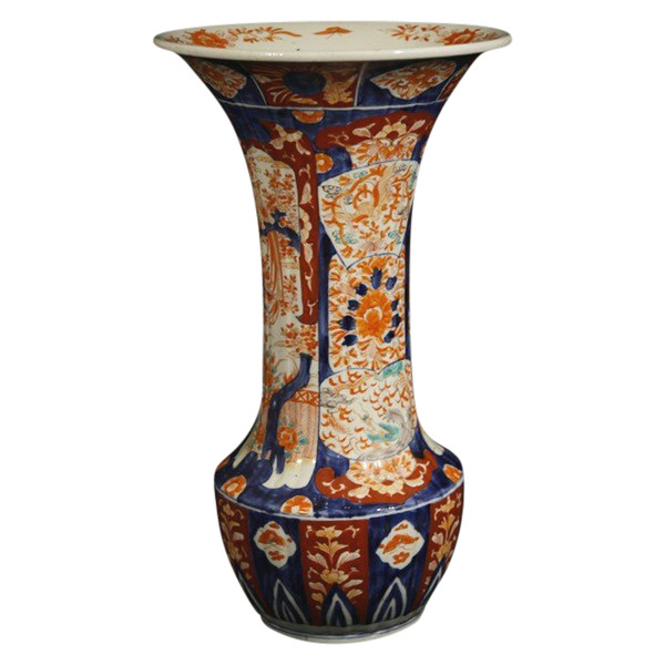 Grand Vase Imari, XIXème (47 Cm)