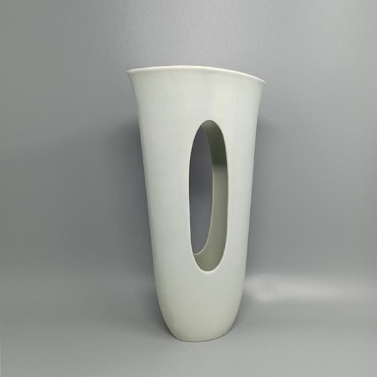 Superb aqua green vase from the 1970s in ceramic