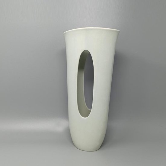 Superb aqua green vase from the 1970s in ceramic