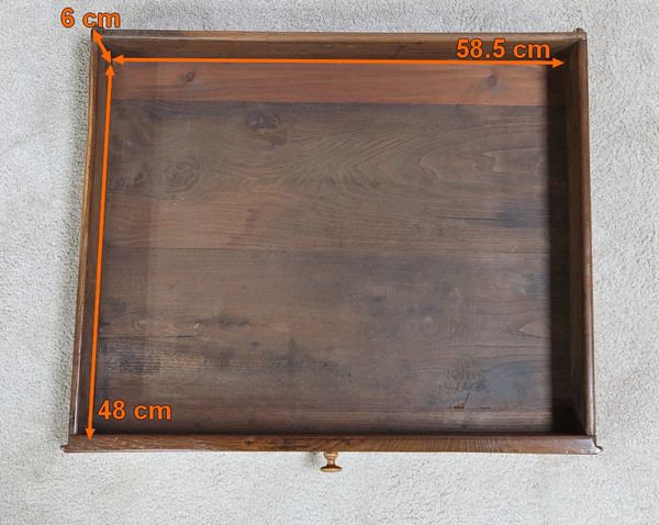 Petite Table en Chêne Blond, époque Louis XV – Fin XVIIIe