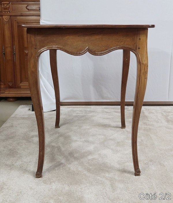 Petite Table en Chêne Blond, époque Louis XV – Fin XVIIIe