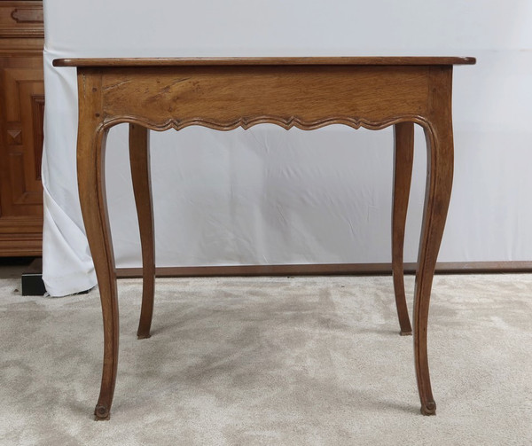 Petite Table en Chêne Blond, époque Louis XV – Fin XVIIIe