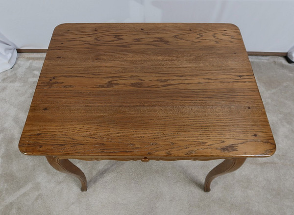 Petite Table en Chêne Blond, époque Louis XV – Fin XVIIIe