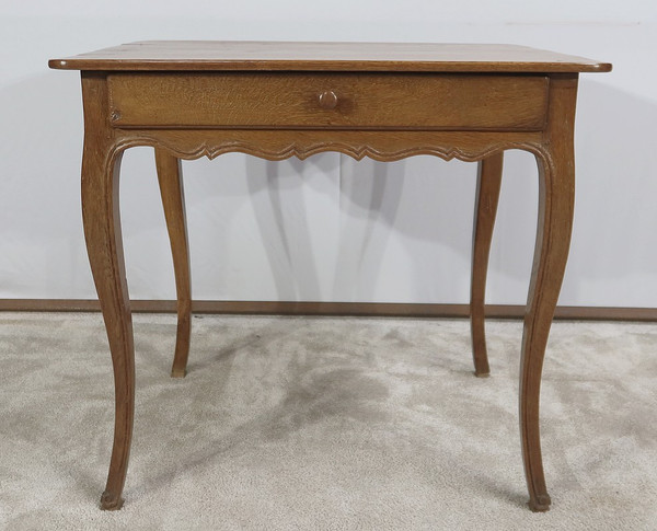 Petite Table en Chêne Blond, époque Louis XV – Fin XVIIIe