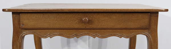 Petite Table en Chêne Blond, époque Louis XV – Fin XVIIIe