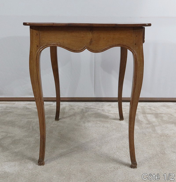 Petite Table en Chêne Blond, époque Louis XV – Fin XVIIIe