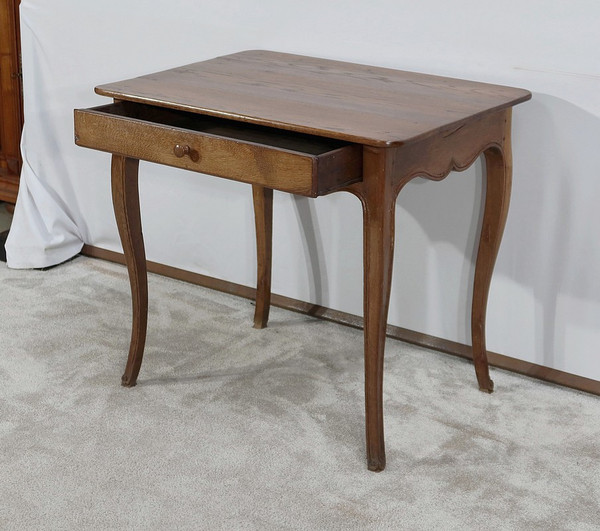 Petite Table en Chêne Blond, époque Louis XV – Fin XVIIIe