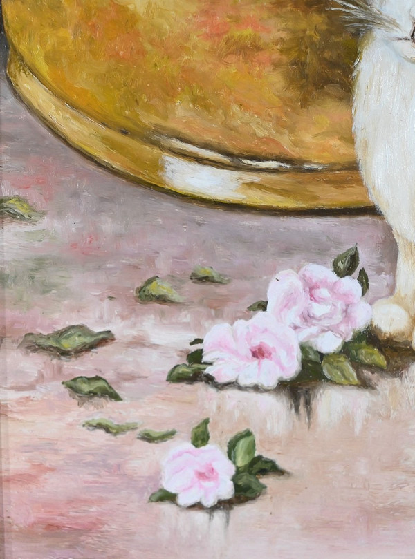 Oil on canvas, signed R.Hervé - 2nd part 20th century