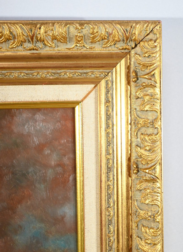 Oil on canvas, signed R.Hervé - 2nd part 20th century