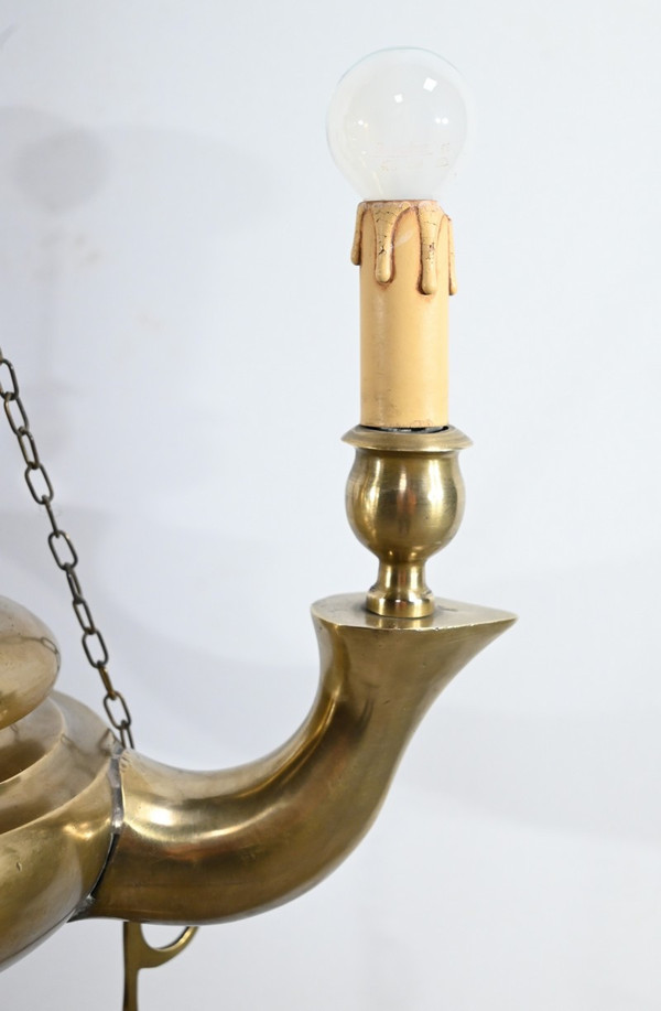 Stehlampe aus vergoldeter Bronze - Ende 19.