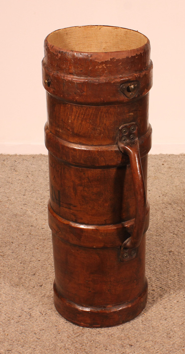 Ancien Porte Munitions Idéal Comme Porte Parapluie Ou Canne circa 1900