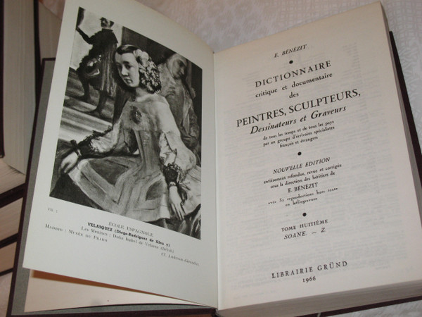 Dictionnaire des peintres sculpteurs dessinateurs et graveurs di E. Bénézit completo di 8 volumi