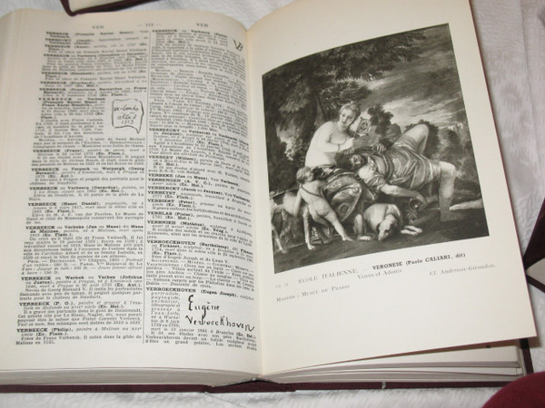 Dictionnaire des peintres sculpteurs dessinateurs et graveurs di E. Bénézit completo di 8 volumi