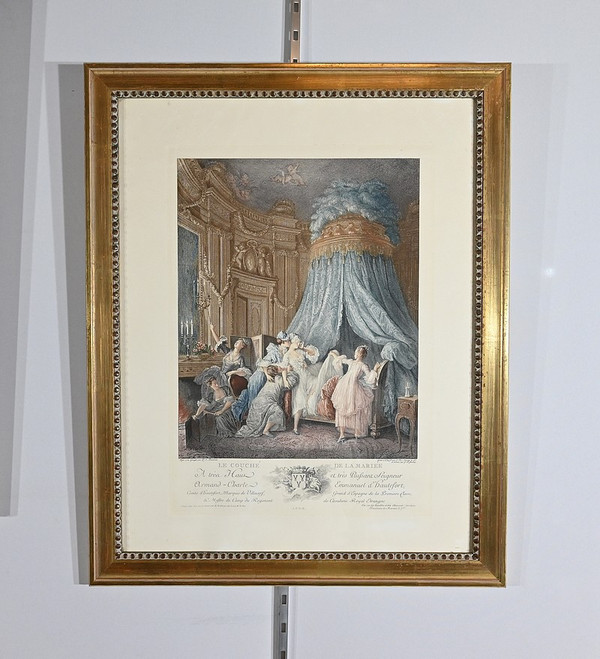 Pair of Important Color Engravings, J.M Moreau Le Jeune and N. De Launay – 1900
