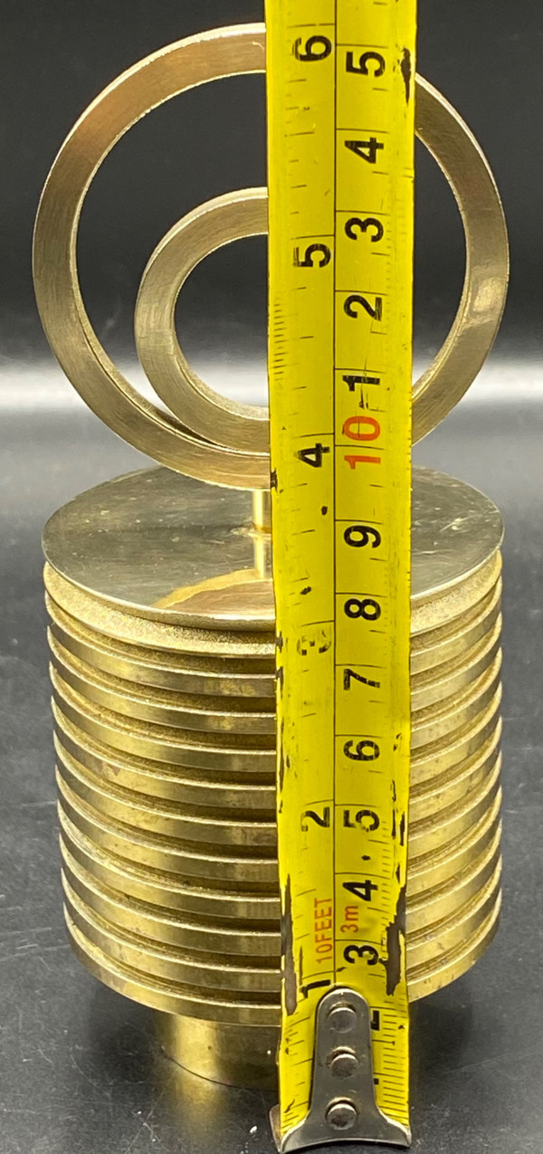 SCATOLA IN BRONZO DORATO