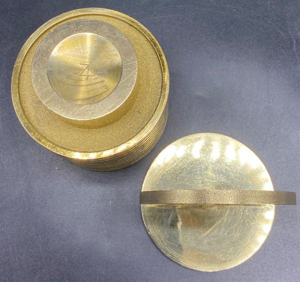 SCATOLA IN BRONZO DORATO