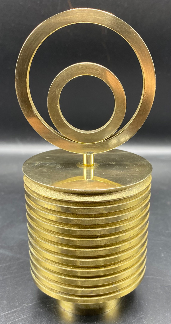 SCATOLA IN BRONZO DORATO