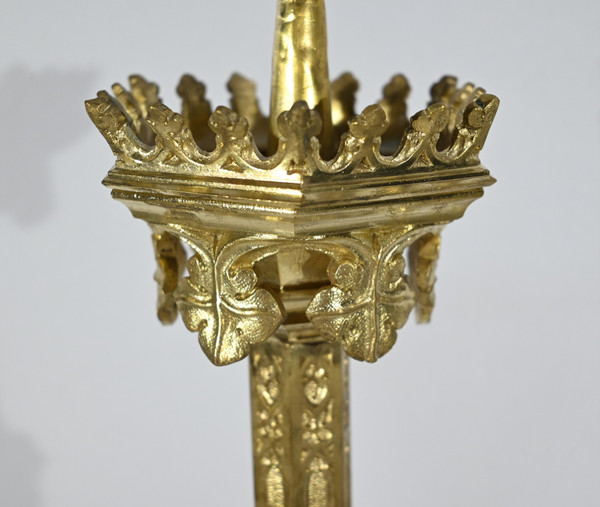 Candlestick in Gilt Bronze – 2nd Half 19th Century