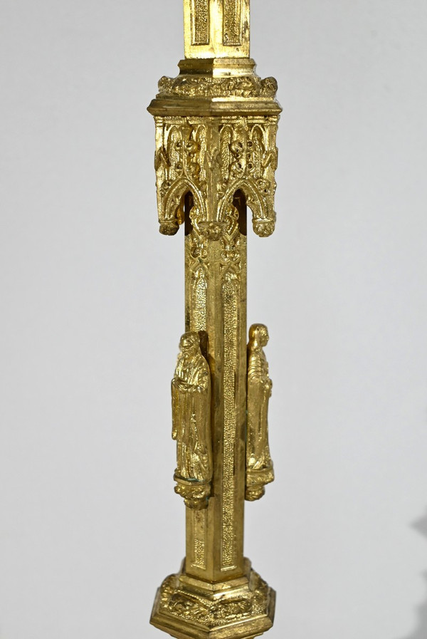 Candlestick in Gilt Bronze – 2nd Half 19th Century