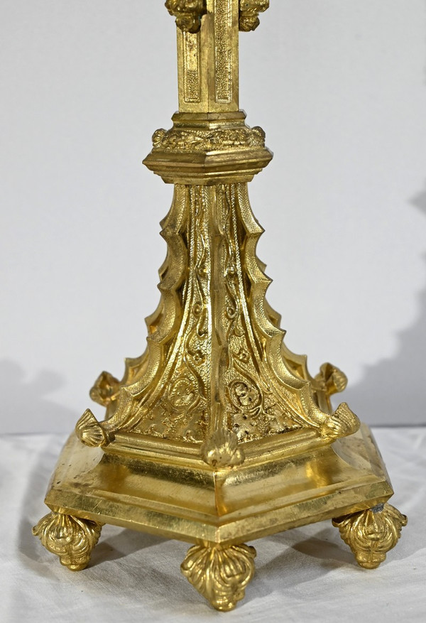 Candlestick in Gilt Bronze – 2nd Half 19th Century