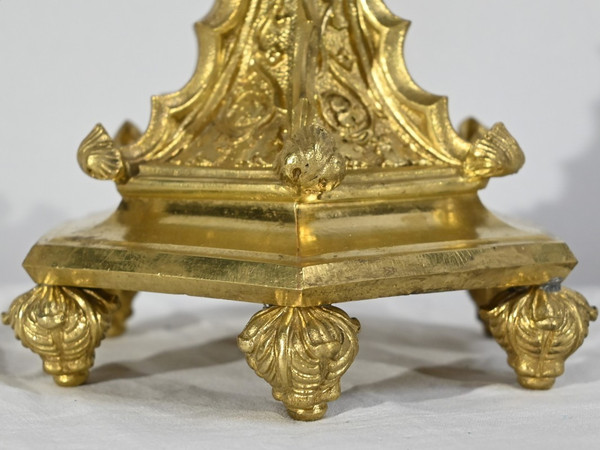 Candlestick in Gilt Bronze – 2nd Half 19th Century