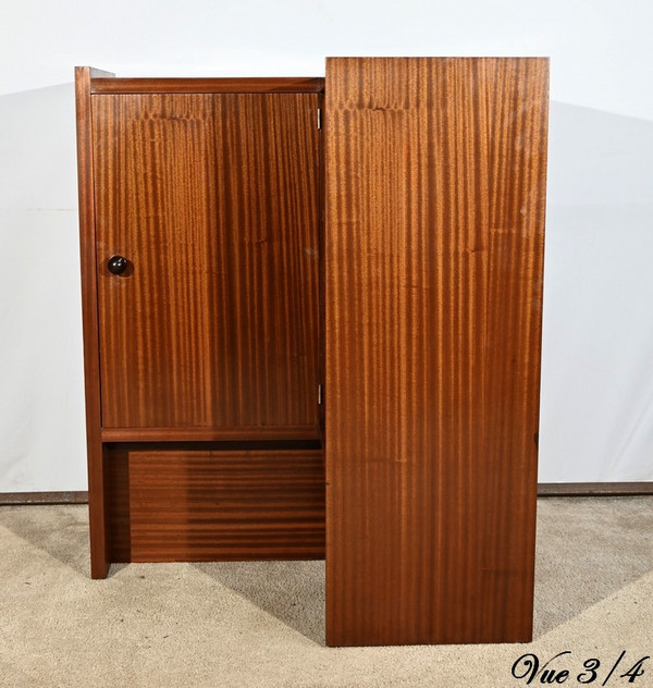 Small Apartment Bar in Sapelli Mahogany – 1940