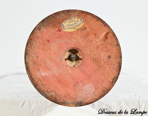Lampe en Régule « Amphitrite », signée Ch.Lévy  - Fin XIXe