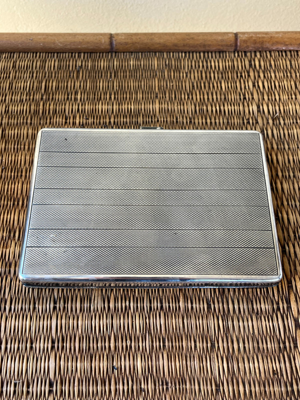 Art Deco Minaudière in Silver Metal