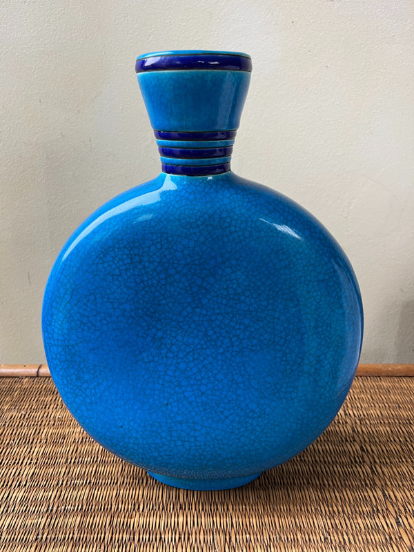 Art-Deco-Vase von Longwy „Primavera“ für Spring in Paris