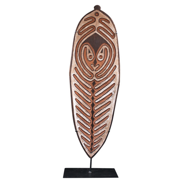 Tavola votiva "Gope", arte tribale, arte oceaniana, Papua Nuova Guinea, Oceania, scultura, pittura