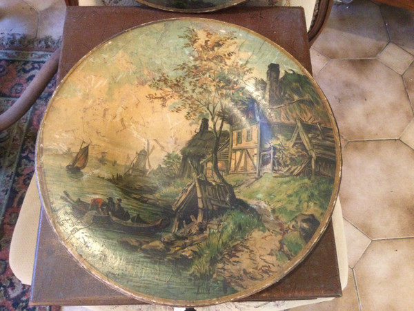 Plats en carton bouilli Napoléon III 