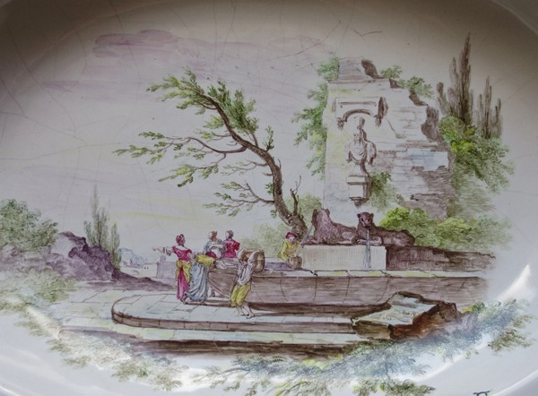 Piatto a Marsiglia, Veuve Perrin, XVIII secolo.