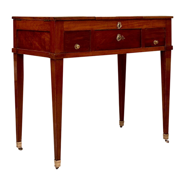 Mahogany Dressing Table Château Brand Louis XVI Period Circa 1780