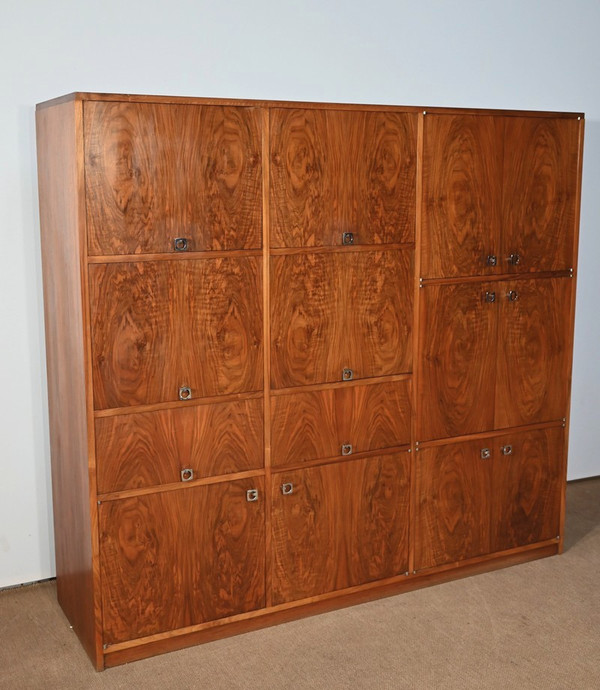 Exceptionnel Meuble de Rangement en Noyer – 1970