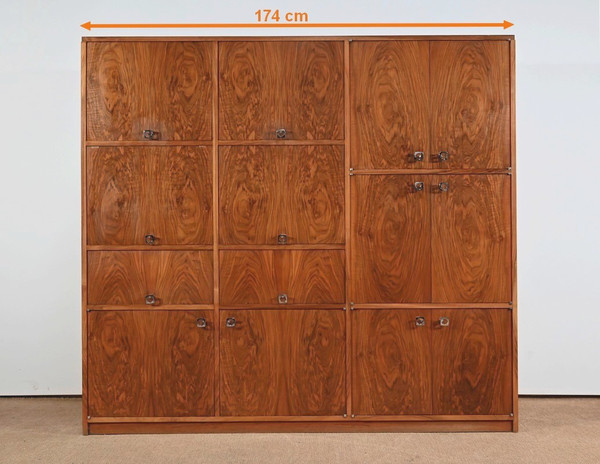 Exceptionnel Meuble de Rangement en Noyer – 1970