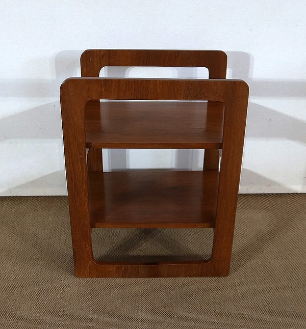 Servierregal aus massivem Teakholz – 1970
