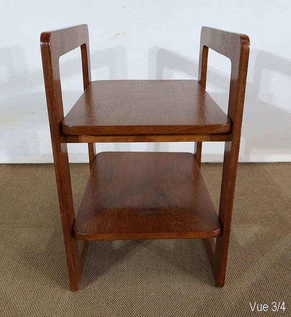 Servierregal aus massivem Teakholz – 1970