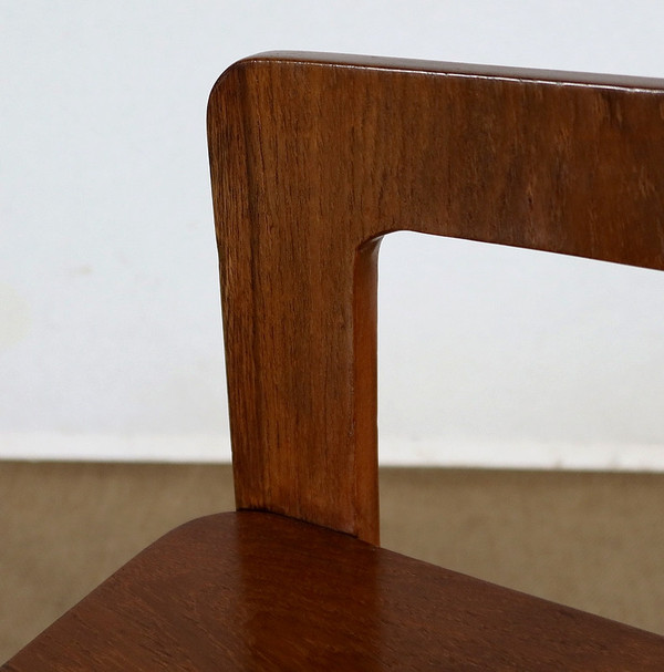 Servierregal aus massivem Teakholz – 1970