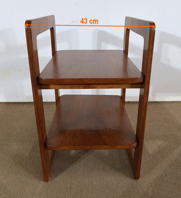 Servierregal aus massivem Teakholz – 1970