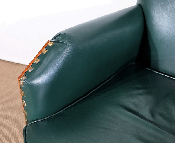 Pair of Art Deco Armchairs in Solid Cherry – 1st part of the 20th century