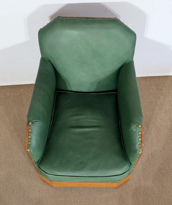 Paire de Fauteuils Art Déco en Merisier massif – 1ère partie du XXe
