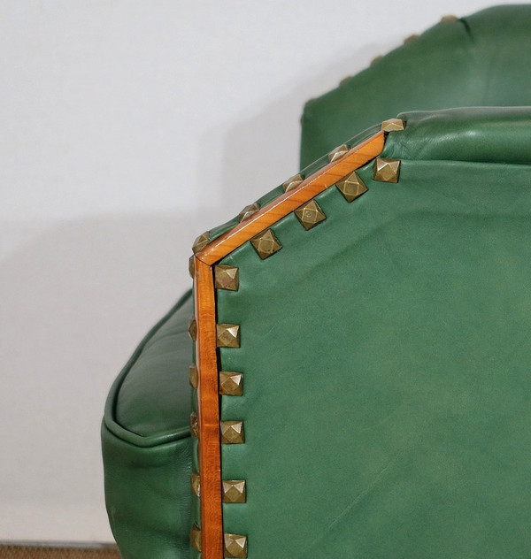 Paire de Fauteuils Art Déco en Merisier massif – 1ère partie du XXe