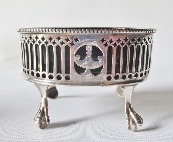 Saliere in argento dell'inizio del XIX secolo.