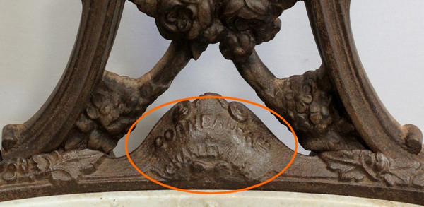Vestiaire Porte-Parapluie en Fonte, de A. Corneau, Frères Charleville – Fin XIXe